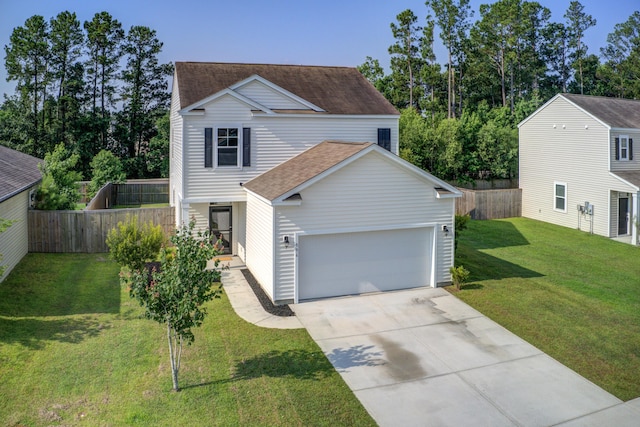 596 Wayton Cir, Moncks Corner, SC 29461 - traditional home with roof with shingles, a garage, and concrete driveway