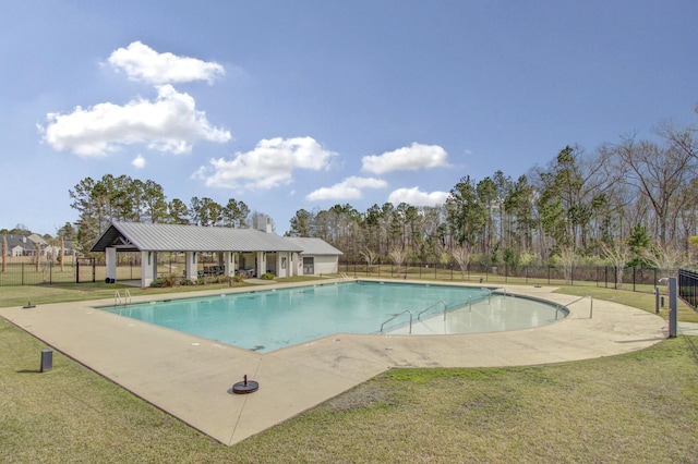 596 Wayton Cir, Moncks Corner, SC 29461 - community pool featuring view of scattered trees and a patio area