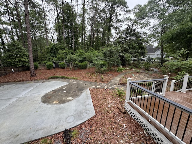 204 Chamblee Rd, Walterboro, SC 29488 - view of yard with a deck and a patio area