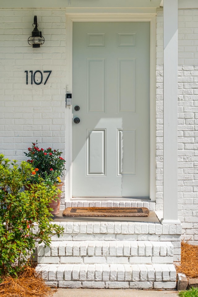 1107 S Shadow Dr, Mount Pleasant, SC 29464 - property entrance with brick siding