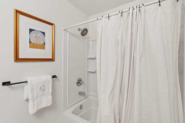 1107 S Shadow Dr, Mount Pleasant, SC 29464 - full bathroom featuring shower / bath combination with curtain