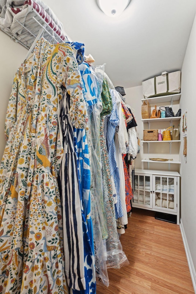 1107 S Shadow Dr, Mount Pleasant, SC 29464 - walk in closet with wood finished floors
