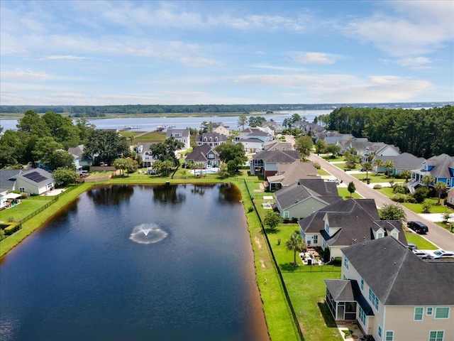 1003 Jervey Point Rd, Wando, SC 29492 - aerial perspective of suburban area with a large body of water