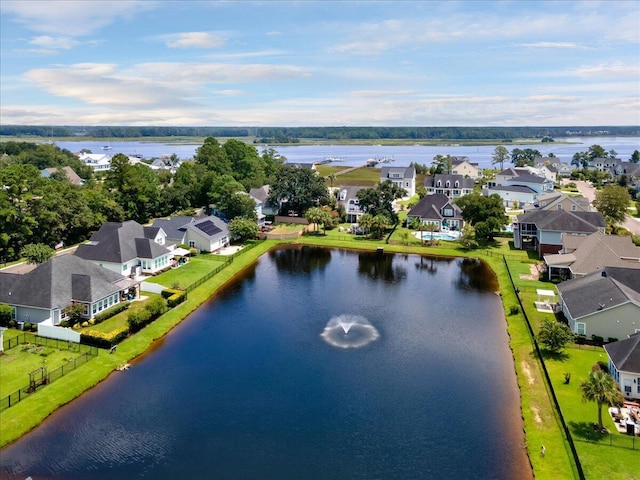 1003 Jervey Point Rd, Wando, SC 29492 - aerial view of residential area featuring a nearby body of water