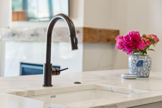 interior details featuring sink