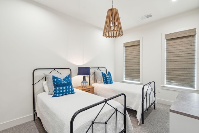 bedroom featuring carpet flooring