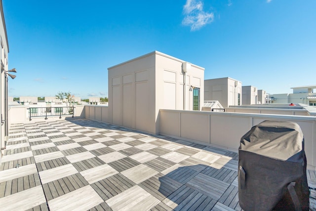 view of patio / terrace featuring grilling area