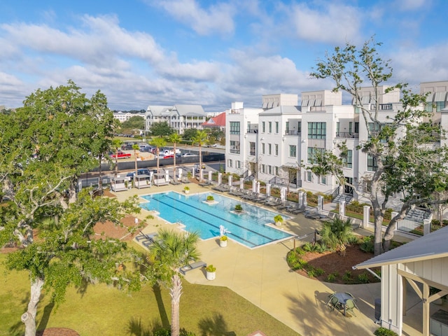 view of pool