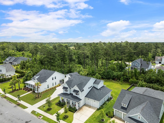 125 Integrity Ln, Charleston, SC 29492 - aerial perspective of suburban area featuring a heavily wooded area