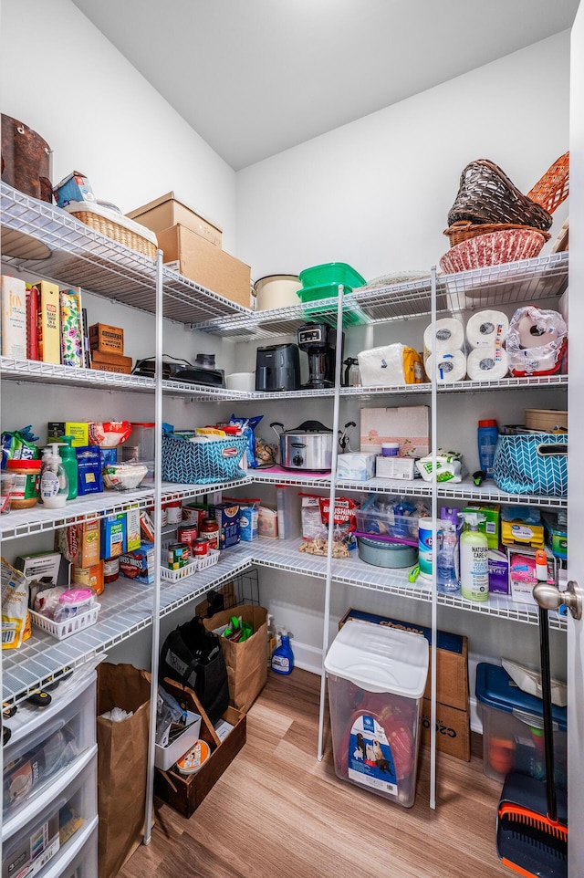 view of pantry