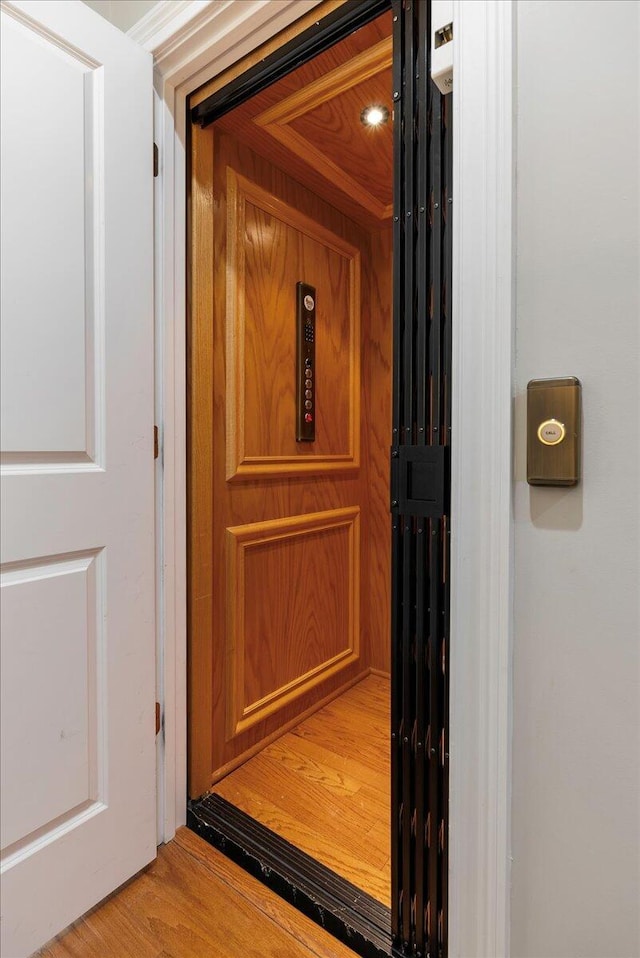 656 Coleman Blvd Unit 405, Mount Pleasant, SC 29464 - details featuring elevator and wood finished floors