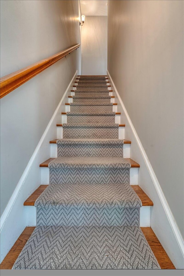 656 Coleman Blvd Unit 405, Mount Pleasant, SC 29464 - stairway featuring wood finished floors