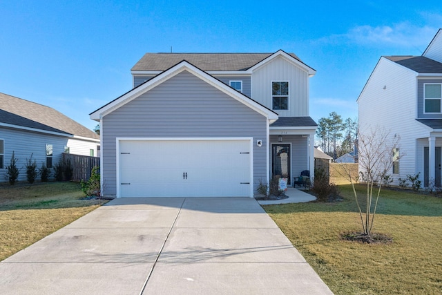 view of front of house featuring a front yard