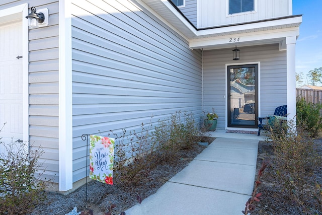 view of entrance to property