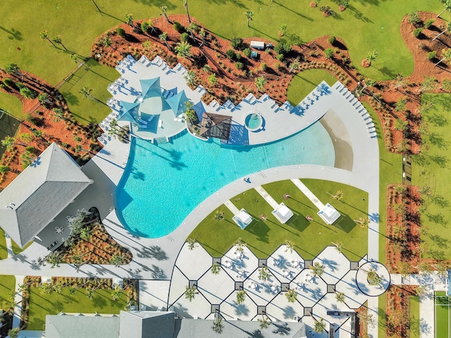 aerial view