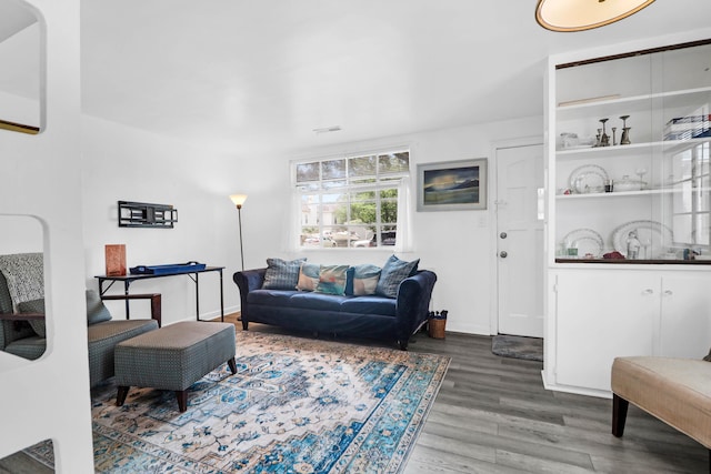 1514 Patterson Ave, Charleston, SC 29412 - living room with wood finished floors