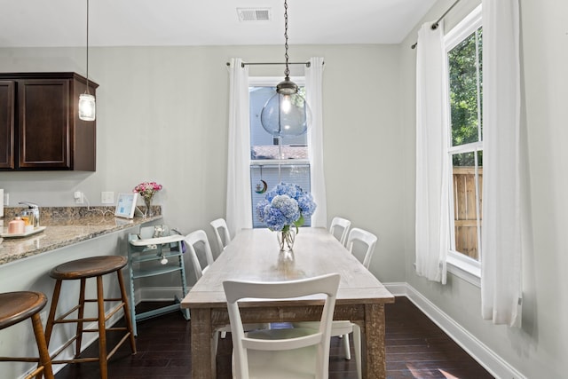 1199 Landau Ln, Mount Pleasant, SC 29466 - dining room featuring dark wood finished floors and baseboards