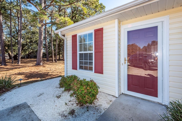 view of property entrance