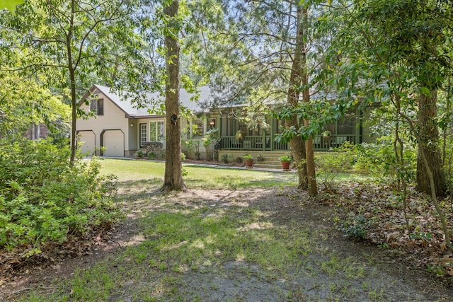 2144 Pinopolis Rd, Pinopolis, SC 29469 - view of yard featuring a sunroom