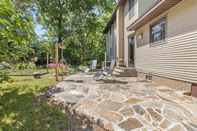 2144 Pinopolis Rd, Pinopolis, SC 29469 - view of patio / terrace with fence