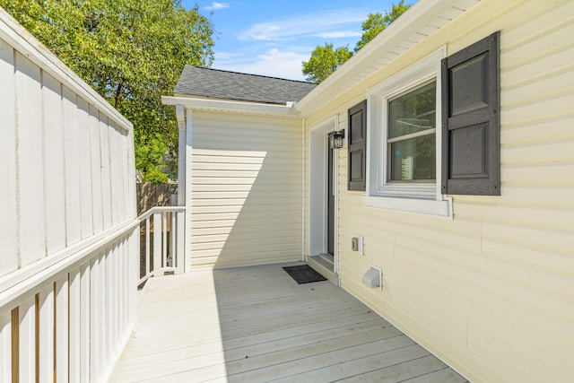 view of deck