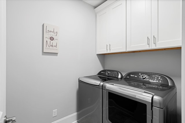 3739 Goodwater St, Mount Pleasant, SC 29466 - laundry room with cabinet space, washing machine and dryer, and baseboards