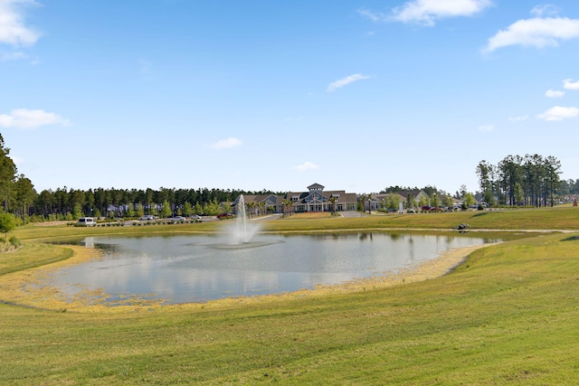 view of water feature