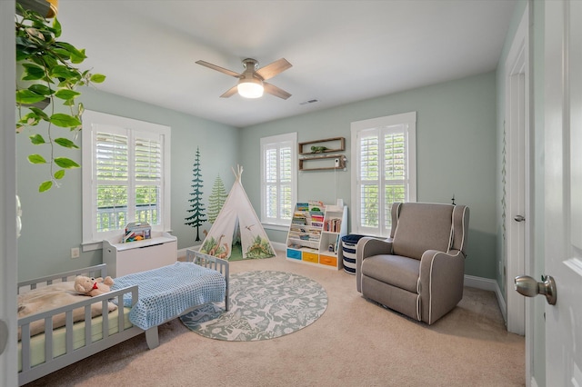 2627 Rutherford Way, Charleston, SC 29414 - bedroom featuring carpet and ceiling fan