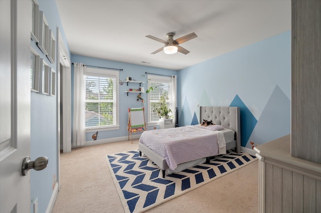 2627 Rutherford Way, Charleston, SC 29414 - carpeted bedroom featuring baseboards and a ceiling fan