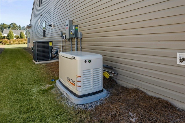 exterior details with cooling unit