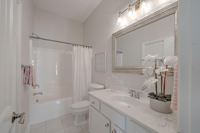2036 Kings Gate Ln, Mount Pleasant, SC 29466 - full bathroom featuring tile patterned floors, vanity, and shower / tub combo with curtain