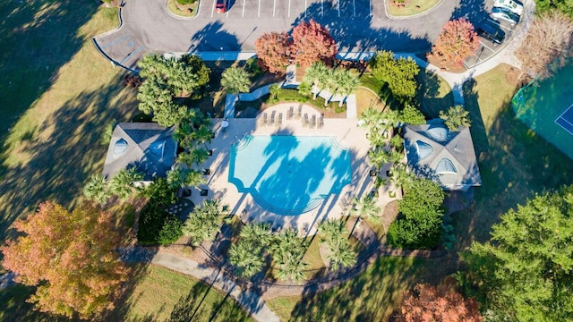 2036 Kings Gate Ln, Mount Pleasant, SC 29466 - aerial overview of property's location with a pool area