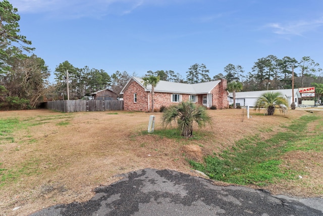 view of front of home