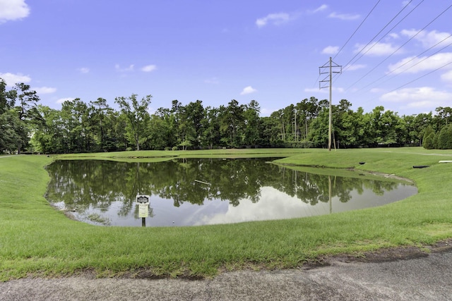property view of water