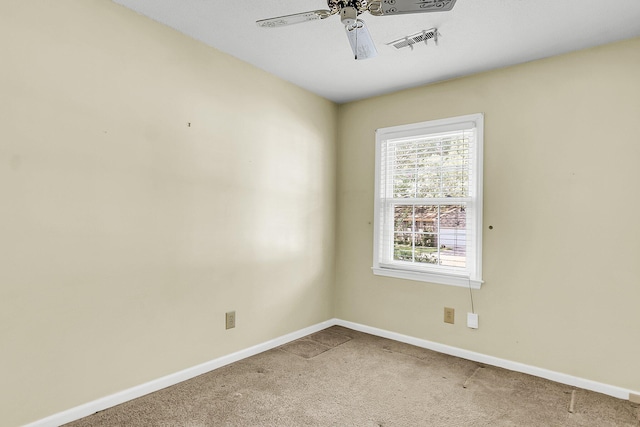 131 Wedgewood Cir, Goose Creek, SC 29445 - carpeted empty room with baseboards and ceiling fan
