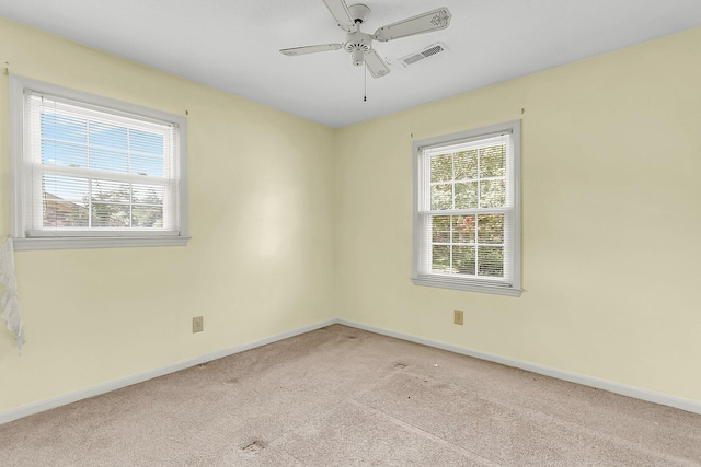 131 Wedgewood Cir, Goose Creek, SC 29445 - unfurnished room with carpet and a ceiling fan