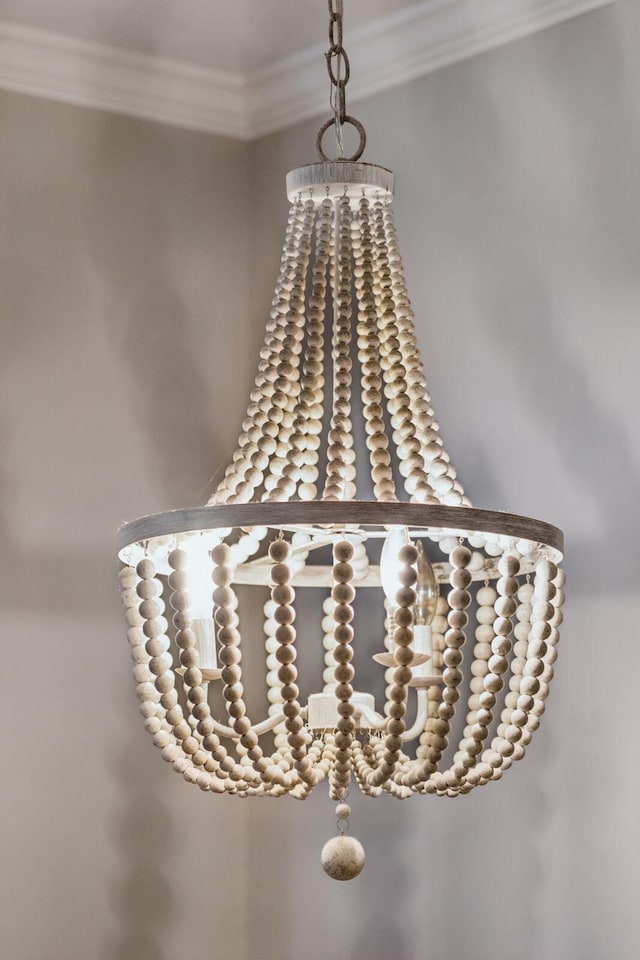 interior details with crown molding