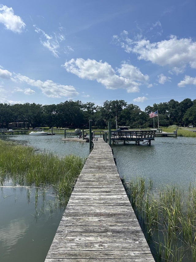 932 N Shem Dr, Mount Pleasant, SC 29464 - dock area with a water view