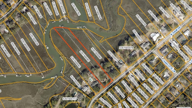 932 N Shem Dr, Mount Pleasant, SC 29464 - aerial map of property and surrounding area