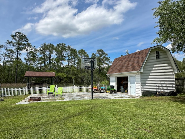 1866 Capri Dr, Charleston, SC 29407 - view of yard featuring a gazebo and an outdoor structure