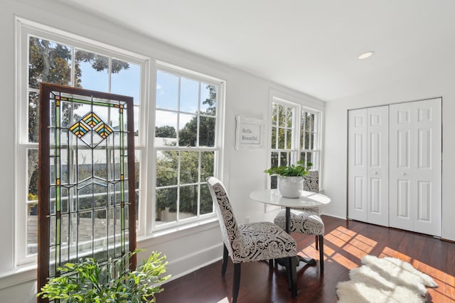 interior space with plenty of natural light