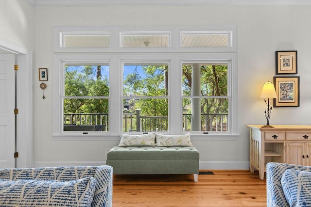 3052 Seabrook Island Rd, Seabrook Island, SC 29455 - bedroom featuring light wood-style flooring, multiple windows, and baseboards