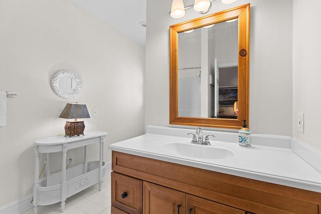 3052 Seabrook Island Rd, Seabrook Island, SC 29455 - bathroom featuring vanity, tile patterned floors, and baseboards