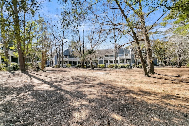 exterior space with a residential view