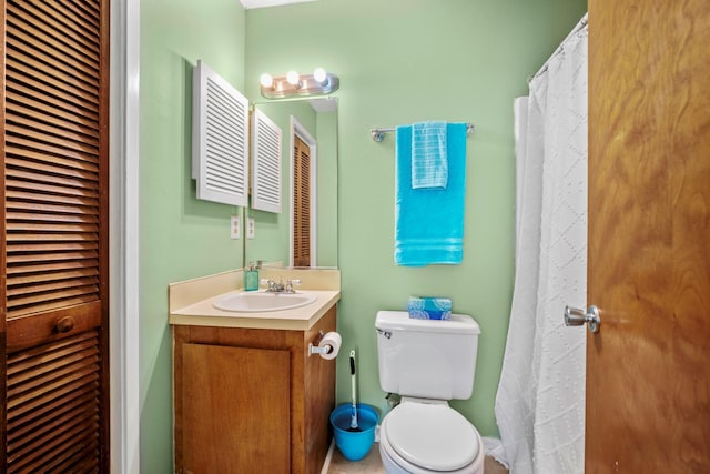 6231 Rolling Fork Rd Unit 1201-A, North Charleston, SC 29406 - full bathroom with vanity, toilet, and a closet