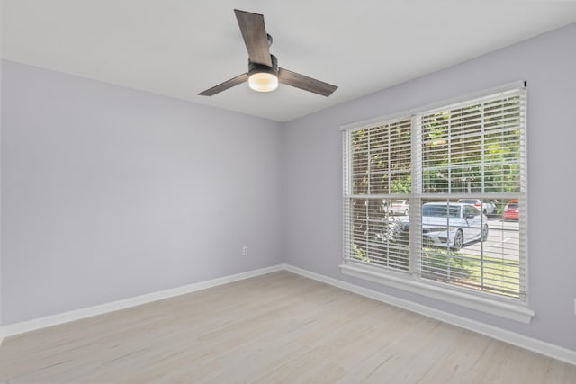 867 Colony Dr Unit F92, Charleston, SC 29407 - unfurnished room featuring light wood finished floors, plenty of natural light, baseboards, and ceiling fan