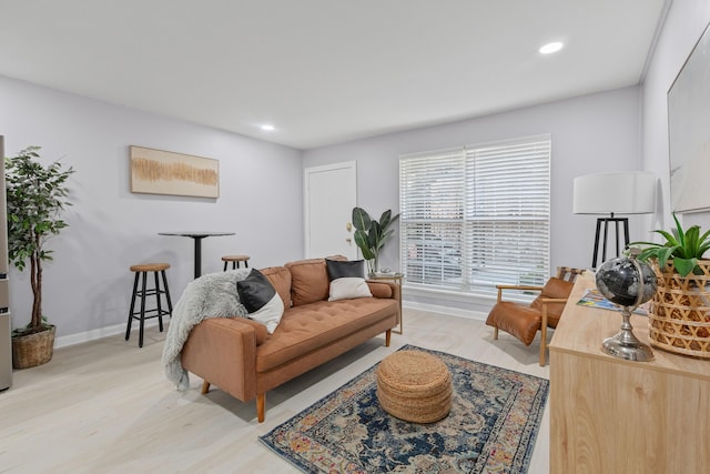 867 Colony Dr Unit F92, Charleston, SC 29407 - living area featuring light wood-style floors, recessed lighting, and baseboards