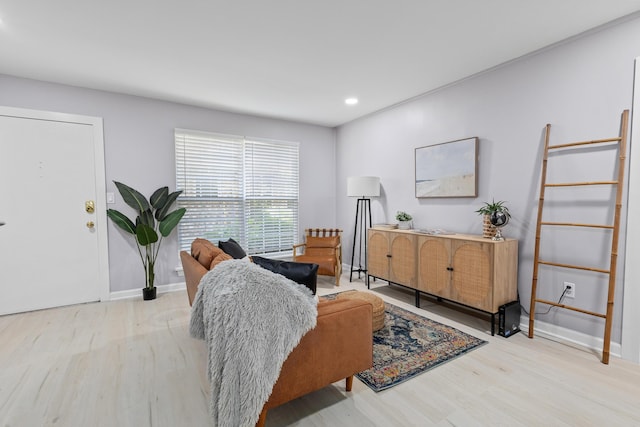 867 Colony Dr Unit F92, Charleston, SC 29407 - living room featuring wood finished floors, baseboards, and recessed lighting