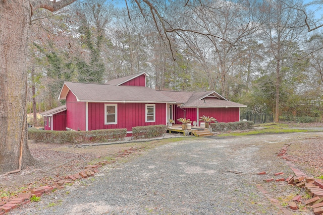 view of ranch-style house