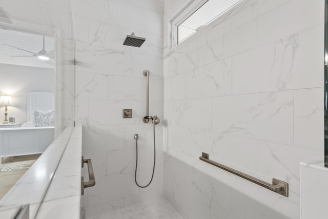 116 Cartright St, Daniel Island, SC 29492 - full bathroom featuring a marble finish shower